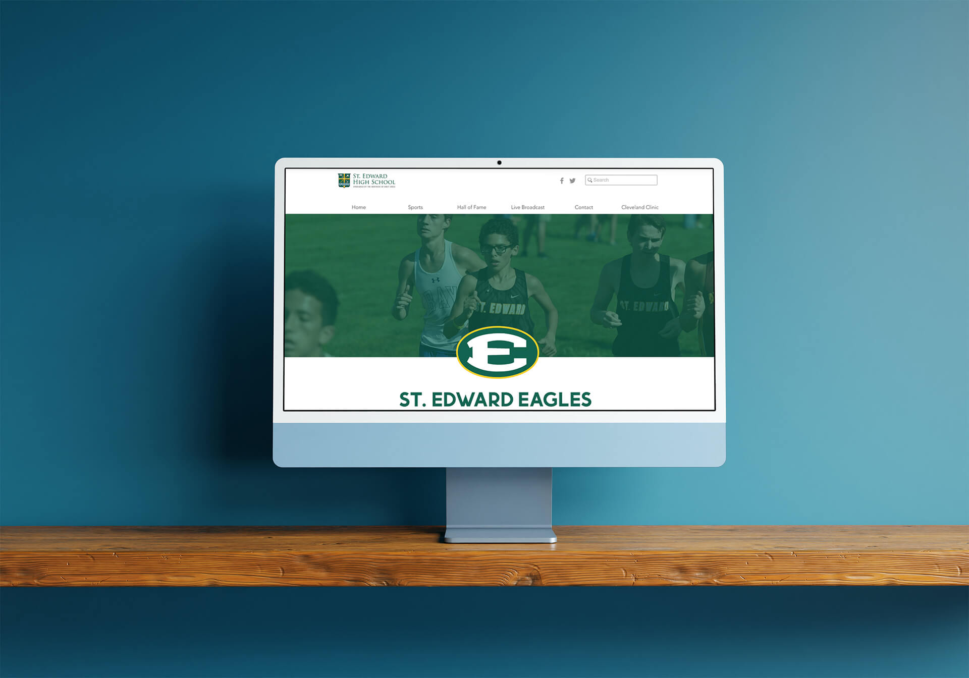 the previous st. edward high school athletics website